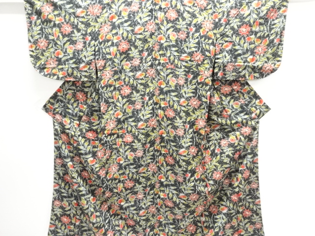 JAPANESE KIMONO / ANTIQUE KIMONO / TAISHO ROMAN STYLE / FLOWER